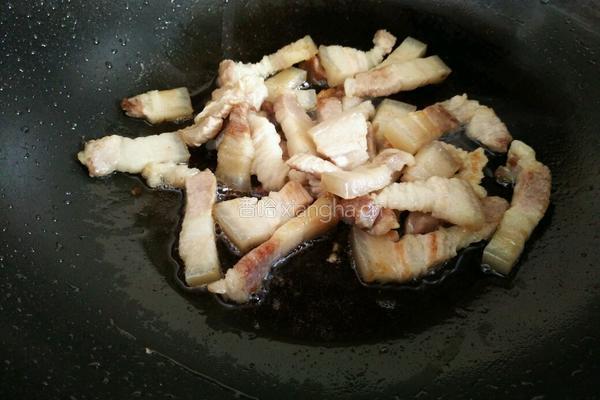 青菜烧大肉的做法图解4