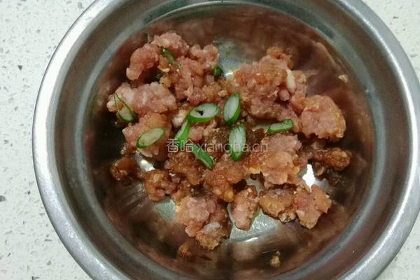 肉末炒北豆腐的做法图解2
