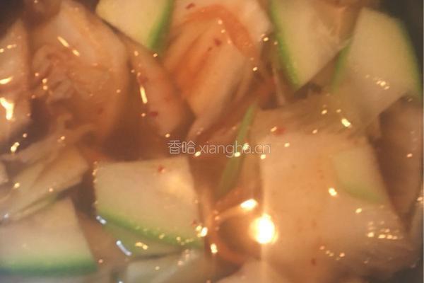 韩式明太鱼泡菜汤的做法图解6
