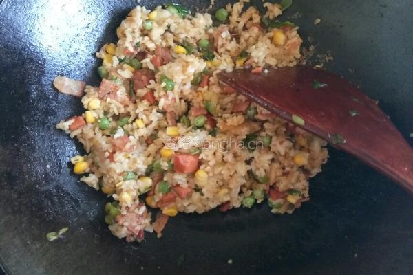 炒饭的做法图解5