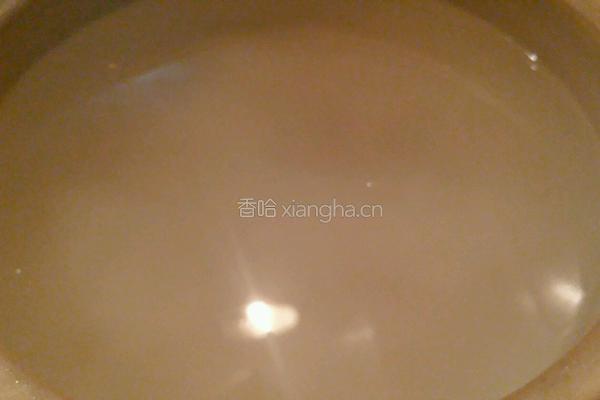 菠菜猪肝粥的做法图解2