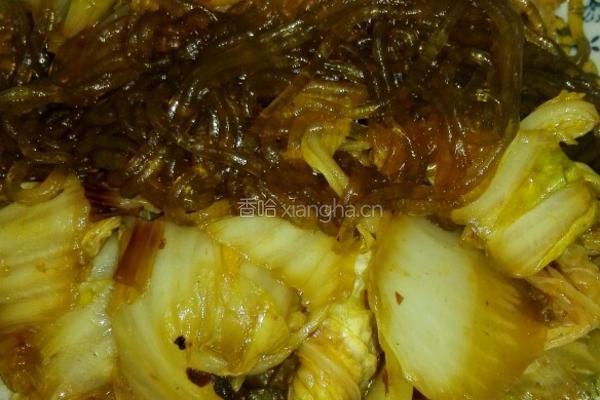 白菜炖粉条的做法图解9