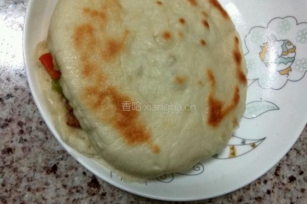 烧饼夹菜的做法图解7