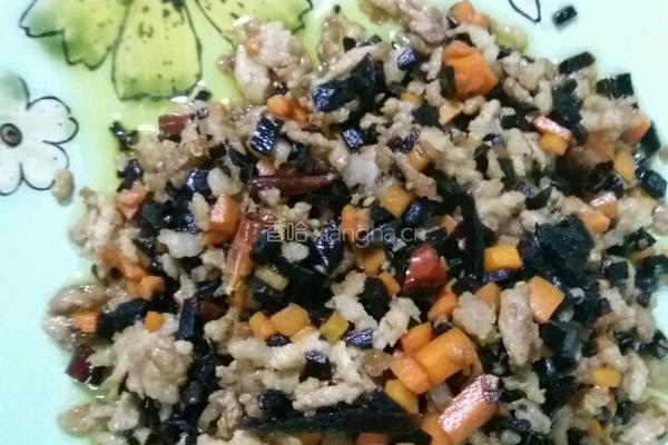 大头菜炒肉的做法图解10