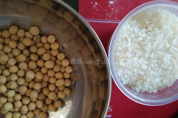豆浆粥的做法图解1