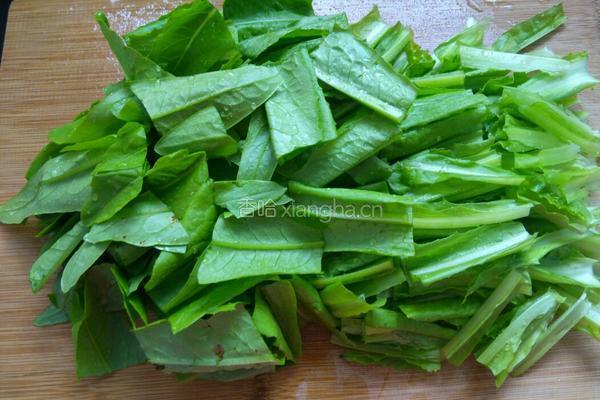 蒜蓉油麦菜的做法图解1
