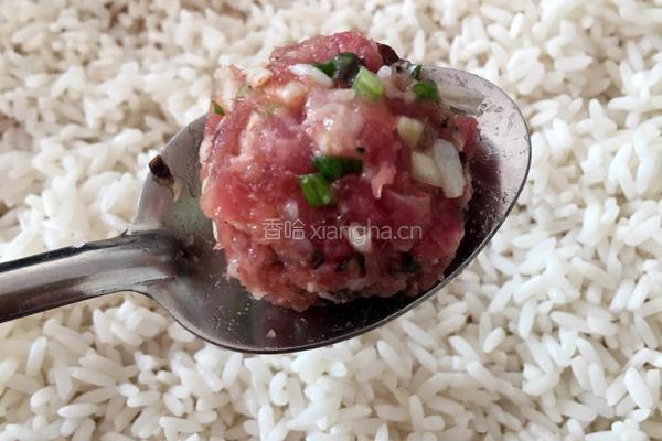 【糯米蒸肉丸】的做法图解9