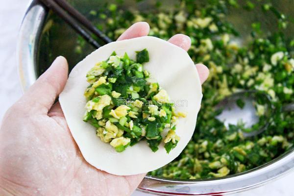韭菜盒子的做法图解14