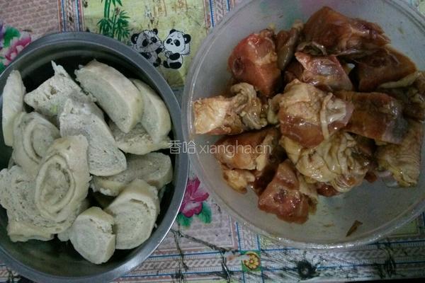 炸馒头鸡腿的做法图解1