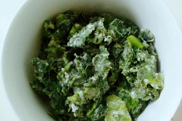 炒莴苣叶蒸菜的做法图解4