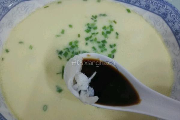 肉末虾仁蛋羹的做法图解8