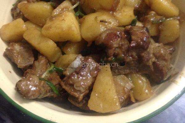 土豆焖排骨的做法图解4