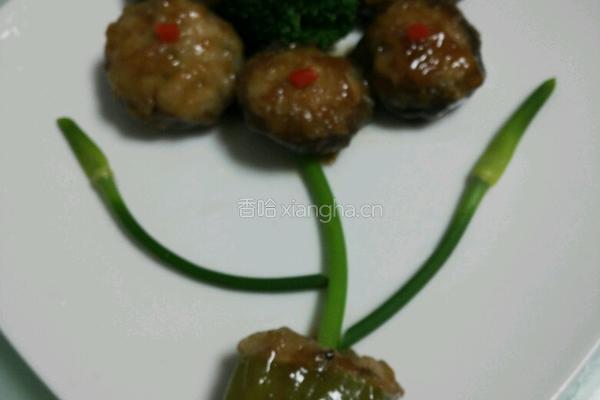 蘑菇襄肉盆景的做法图解9