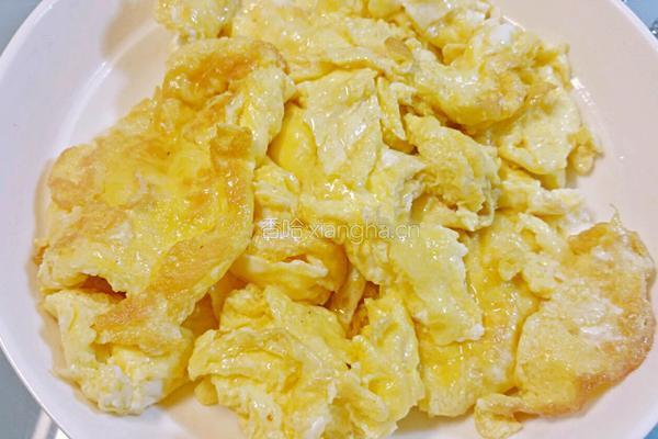 菠菜炒鸡蛋的做法图解6