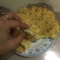 米饭鸡蛋饼的做法[图]