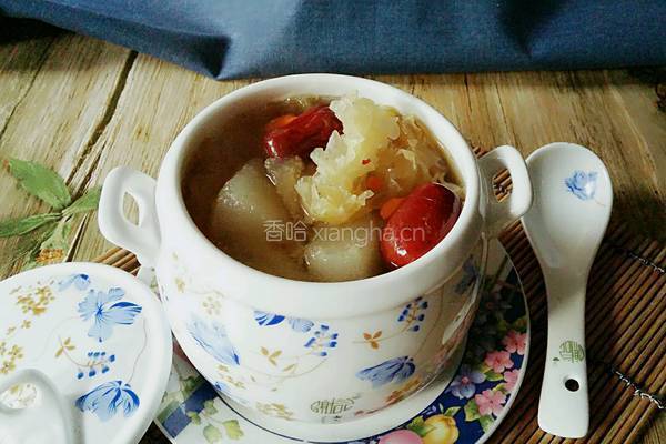 银耳雪梨糖水的做法图解8
