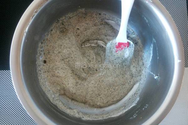 5寸黑芝麻戚风蛋糕的做法图解15