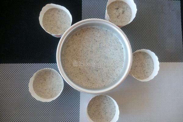 5寸黑芝麻戚风蛋糕的做法图解20