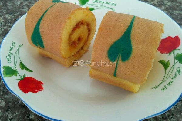 心形果酱蛋糕卷的做法图解19