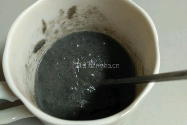 黑芝麻糊的做法图解3