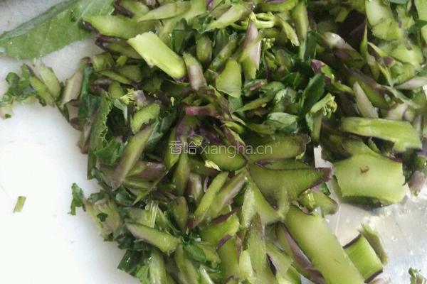 芥蓝火腿炒饭的做法图解1