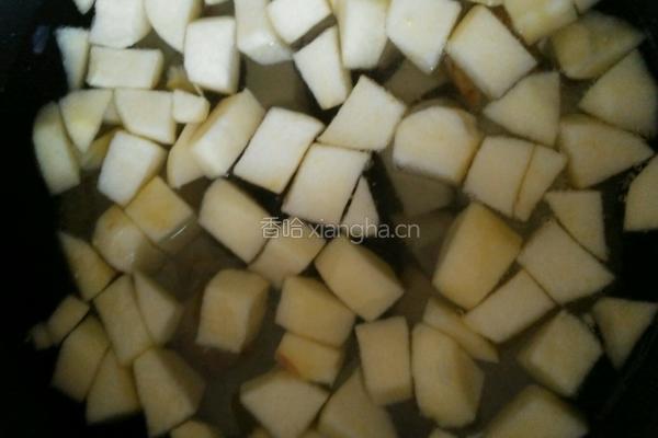 淮山苹果粥的做法图解4