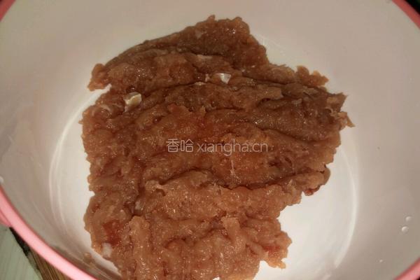紫菜肉卷的做法图解2