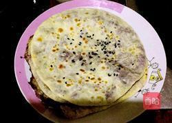 紫薯芝麻薄饼的做法图解3