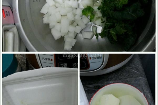 马鲛鱼丸白萝卜豆腐白菜汤的做法图解2