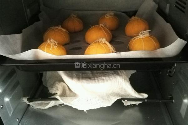 南瓜肉松面包的做法图解17