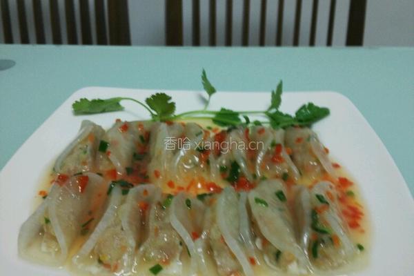 萝卜虾肉饺子的做法图解10