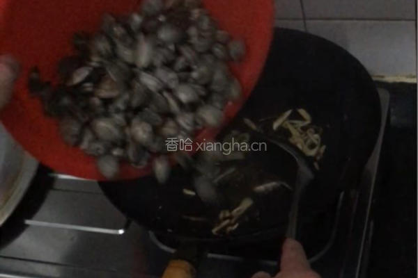 辣炒花蛤的做法图解3