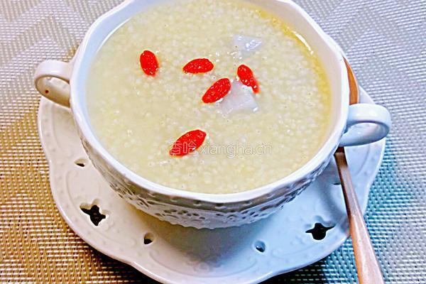 小米山药粥的做法图解6