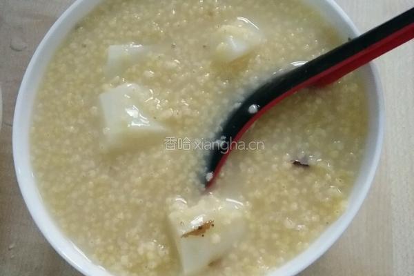 山药小米粥的做法图解4