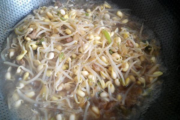豆芽炒粉条的做法图解7