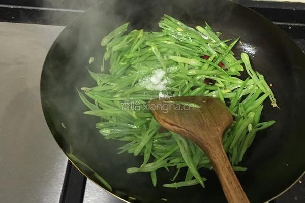 辣炒菜豆的做法图解4