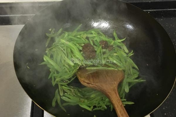 辣炒菜豆的做法图解5