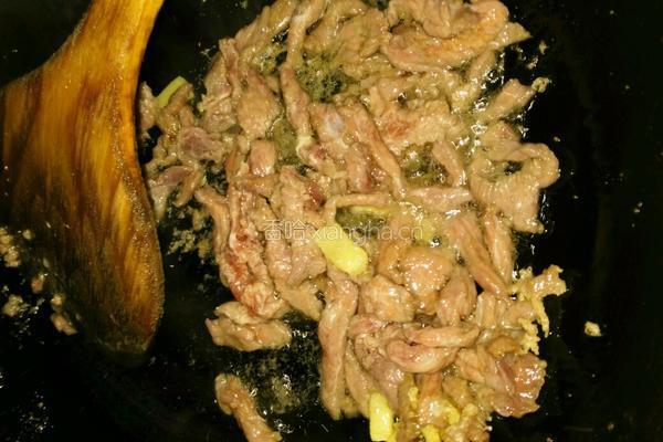 辣椒芹菜炒牛肉的做法图解6