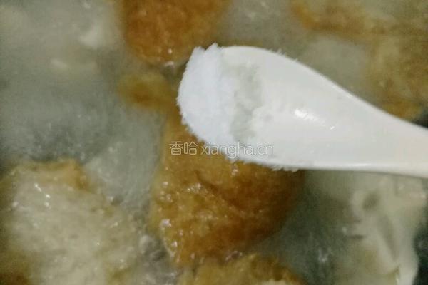 面筋菠菜汤的做法图解10