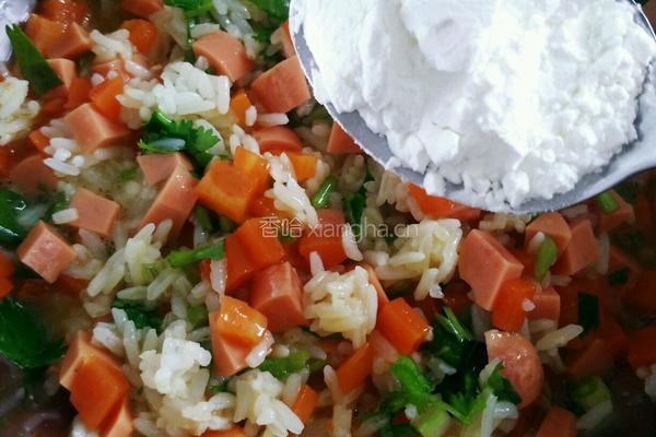 香煎米饭饼的做法图解8