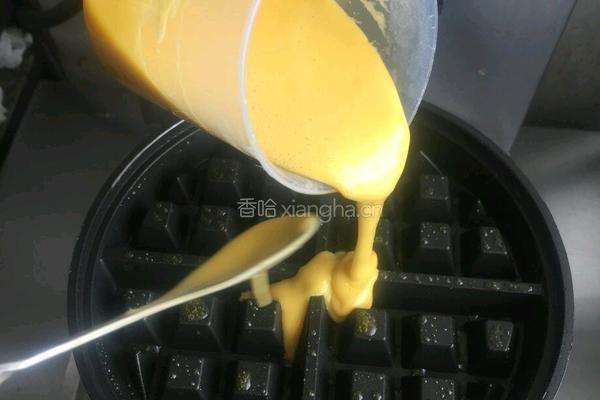 肉松松饼 又名 肉松华夫饼的做法图解7