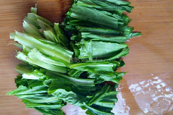 凉拌油麦菜的做法图解1