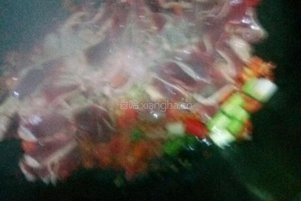 家常爆鸡胗的做法图解4