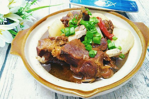 萝卜炖羊肉的做法图解20