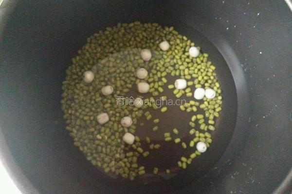 绿豆莲子汤的做法图解3