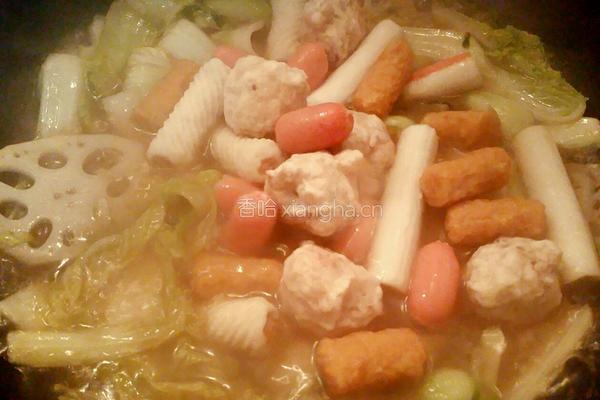 蔬菜虾丸什锦汤的做法图解8