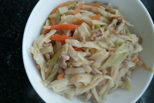 肉丝炒面