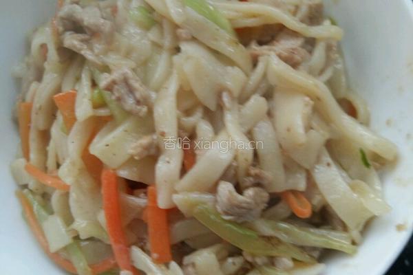 肉丝炒面的做法图解9