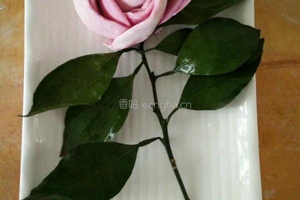 多样玫瑰花卷花样花卷与多样饺子大全的做法图解4
