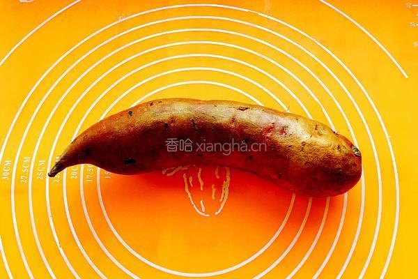 紫薯花卷的做法图解1